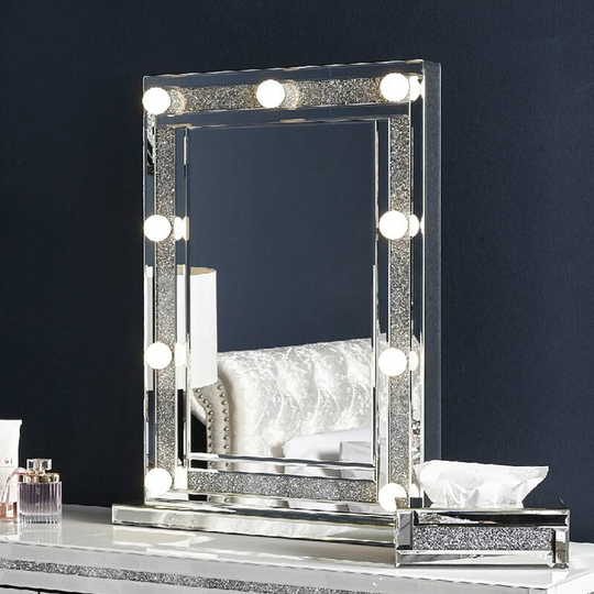 Hollywood Makeup Mirror with 9 led Bulbs, Vanity Mirror for Dressing Table