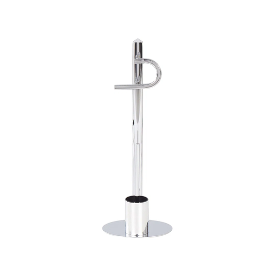 Freestanding Toilet Paper And Brush Holder Black SARTO