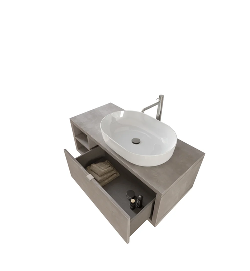 Aleksandras 1100mm Wall Hung Single Vanity Unit