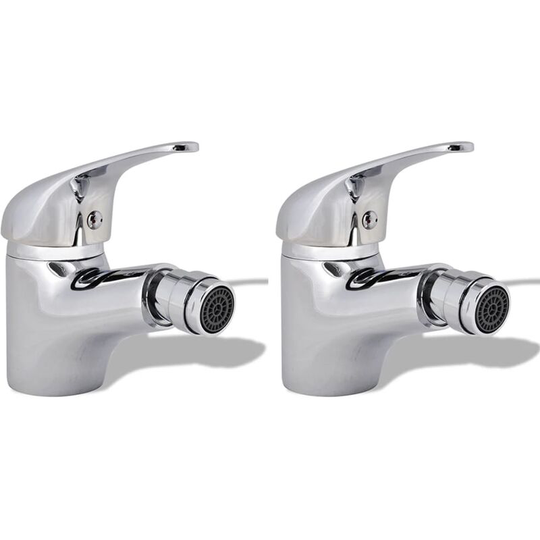 Bidet Faucets 2 pcs Chrome VDTD18809 - Topdeal