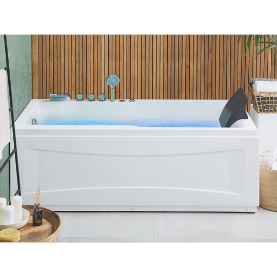 1690 mm x 810 mm Tile in Back to Wall Bathtub