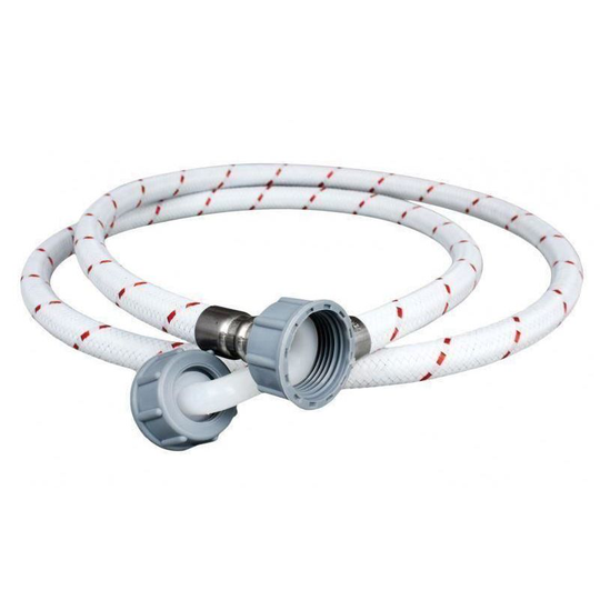 Hydroland - 250cm Nylon Braid Washing Machine Dishwasher Fill Water Feed Hose Inlet Pipe