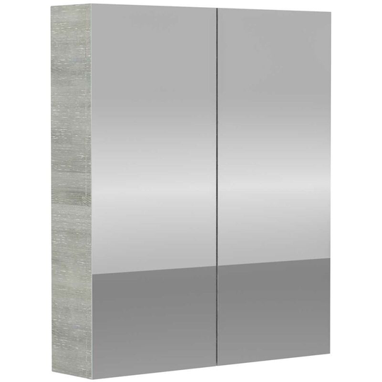 Napoli Molina Ash 600mm Wall Mounted Mirrored Cabinet - Molina Ash