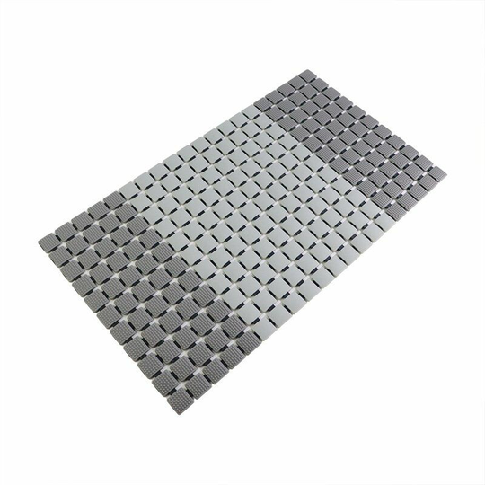 Perlerare - Shower Mat - 39*68cm Non-Slip Shower Mat - The Bathtub Mat is Suitable for Bathtub and Bathroom (Grey)