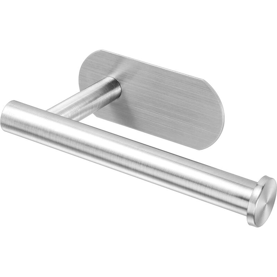 Self Adhesive Toilet Paper Holder, Stainless Steel Toilet Paper Holder, Toilet Roll Holder for Bathroom and Kitchen