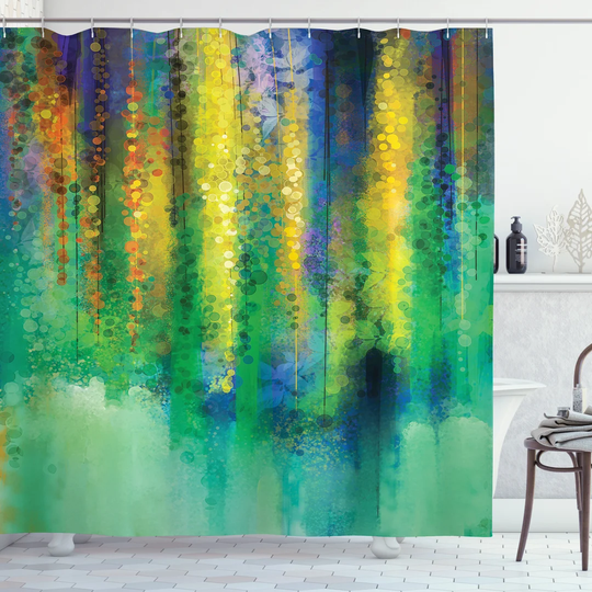 Baela Polyester Shower Curtain Set