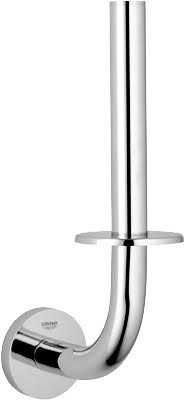 Grohe Essentials Chrome Wall Hung Spare Toilet Roll Holder