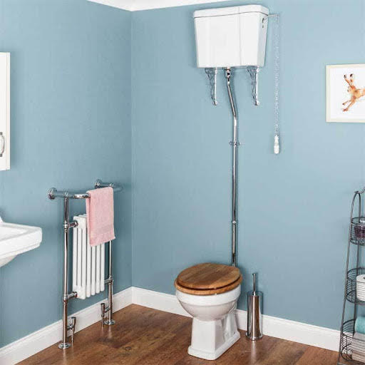 Park Lane Windsor High Level Toilet & Oak Seat