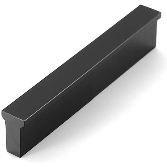 10PCS Cabinet Door Handle Furniture Drawer Pulls Knobs, Hole Center 128mm, Black