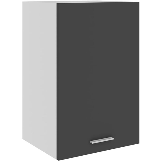 Asupermall - Hanging Cabinet Grey 39.5x31x60 cm Chipboard