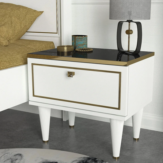 Gore 1 Drawer Bedside Table