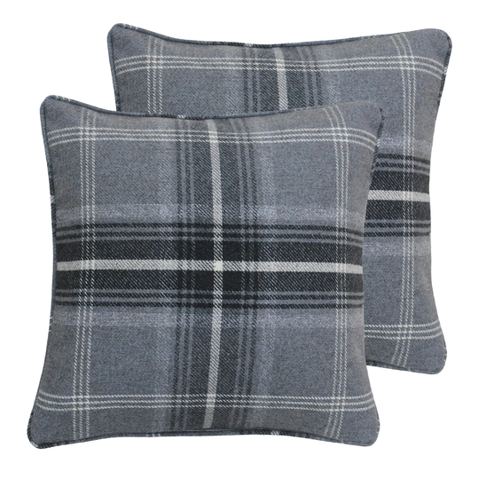 Blume Chequered Cushion with Filling