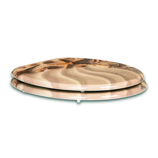 Cearlait Soft Close Round Standard Toilet Seat