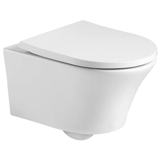 K-Vit Kameo Wall Hung Rimless Toilet with Concealed Cistern & Soft Close Seat