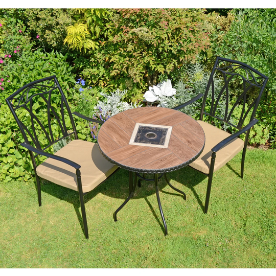 Dempsey 2 Seater Bistro Set with Cushions