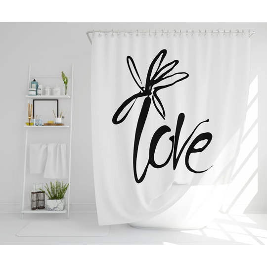 Dones Polyester Shower Curtain Set