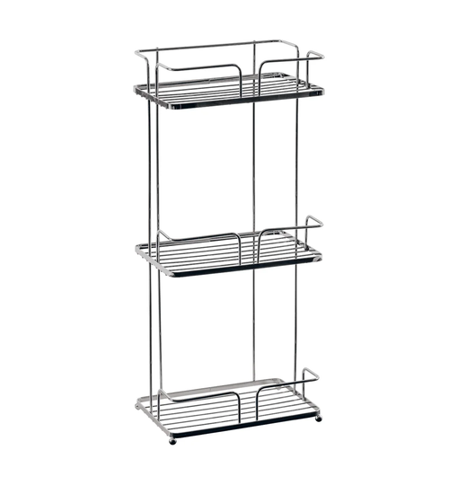 Morello 27.5Cm W x 64.5Cm H 18.5Cm D Free-Standing Bathroom Shelf