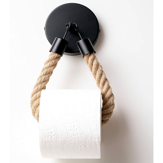 Toilet roll holder without drilling Industrial toilet roll holder Towel holder Round ring Vintage bathroom towel ring Toilet paper holder Toilet roll