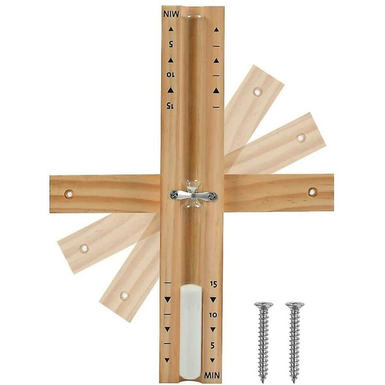 15 Minute Sauna Hourglass Sauna Sand Clock Wall Timer Sauna Accessories For Decoration, Sauna Room