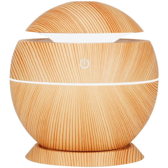 Superseller - usb Humidifier 7 Color led Lights Oil Aroma Diffuser Cool Mist Maker Night Light for Home Office, Light Wood - Light Wood