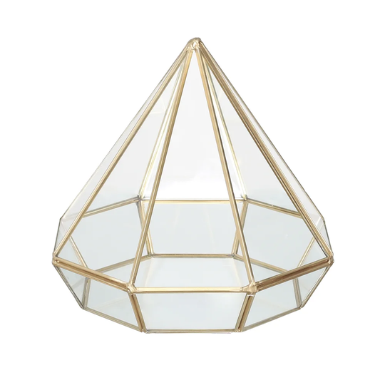 Eyers Photophore Diamond Shape Sculpture