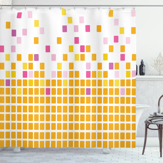Binisha 13 Piece Polyester Shower Curtain Set