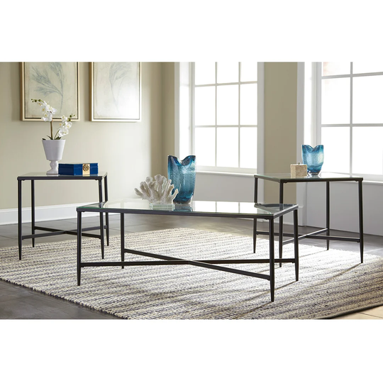Dondu 3 Piece Coffee Table Set