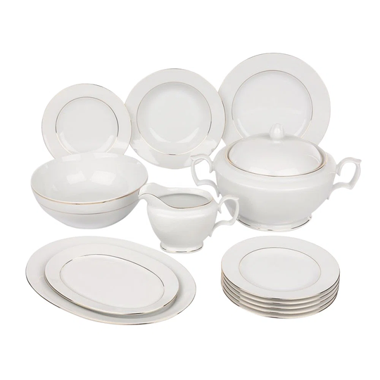 Mccallum 41 Piece Dinnerware Set, Service for 12