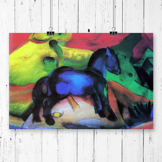 'Blue Horse 2' by Franz Marc Printing Print