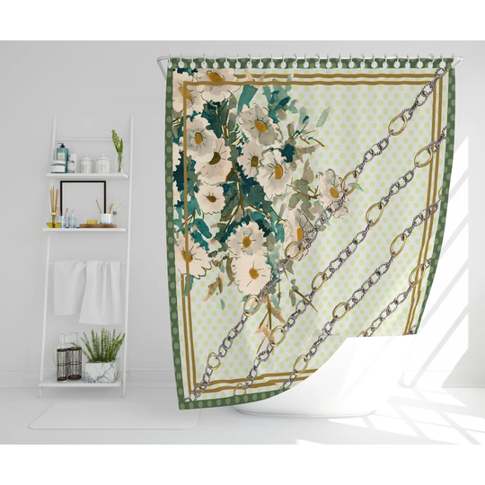 Newby Polyester Shower Curtain Set