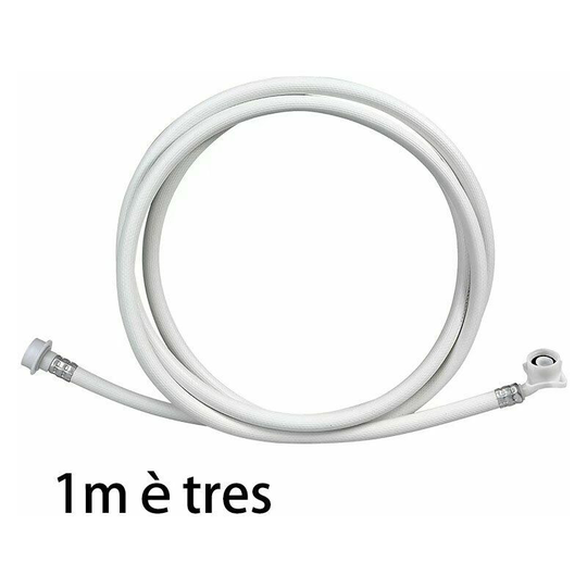 Morejieka - Automatic Washing Machine Water Income Hose pvc Hardwood Fittings High Pressure 1 Meter of Laundry Pipe