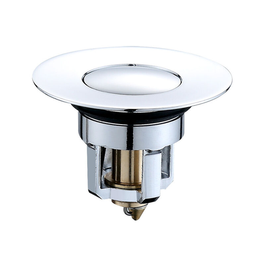Betterlife Drain Strainer, Pop Up Sink Drain, Universal Brass Core Sink Strainer with Strainer Basket, Universal Bounce Core Stainless Steel Bathtub