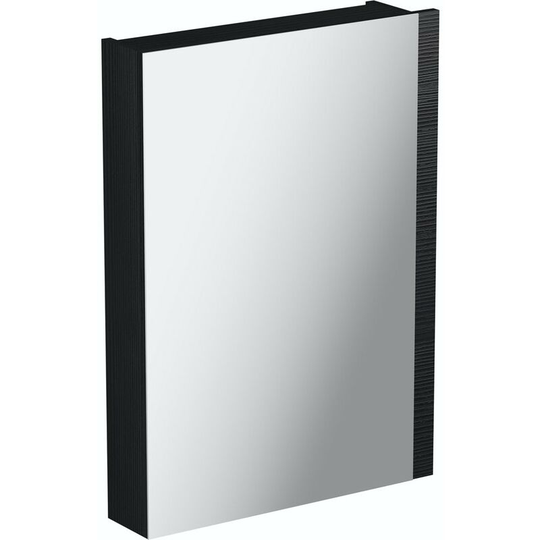 Wye essen black mirror cabinet 760 x 542mm - Black - Orchard