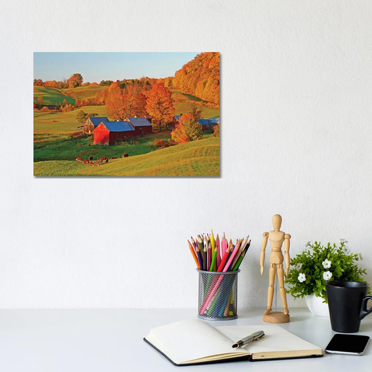 Autumn Morning by Brian Wolf - Wrapped Canvas Photograph