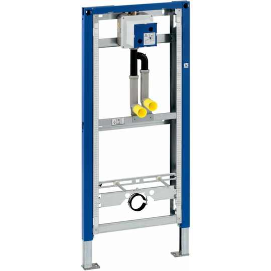 Geberit - Duofix Frame for Urinal With Pipe Interrupter 1300mm x 500mm Blue