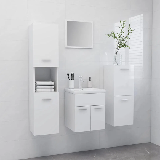 Gelinkaya 46Cm W x 46Cm H x 38.5Cm D Wall Mounted Bathroom Cabinet
