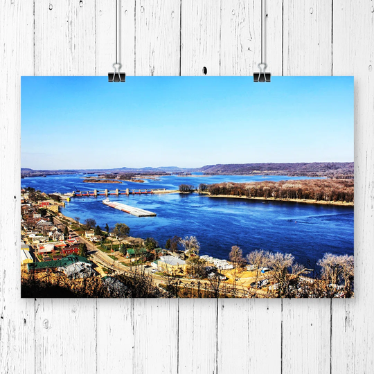'Bellevue Iowa City USA' Photographic Print