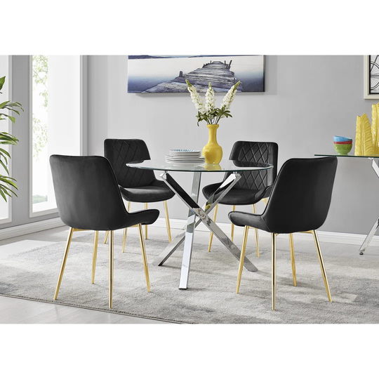 Varnamtown 4 - Person Dining Set