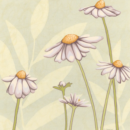 Garden Silhouette IV by Megan Meagher - Wrapped Canvas Painting