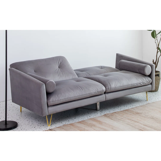Wigburg Green Sofa Bed With 2*bolster Cushions