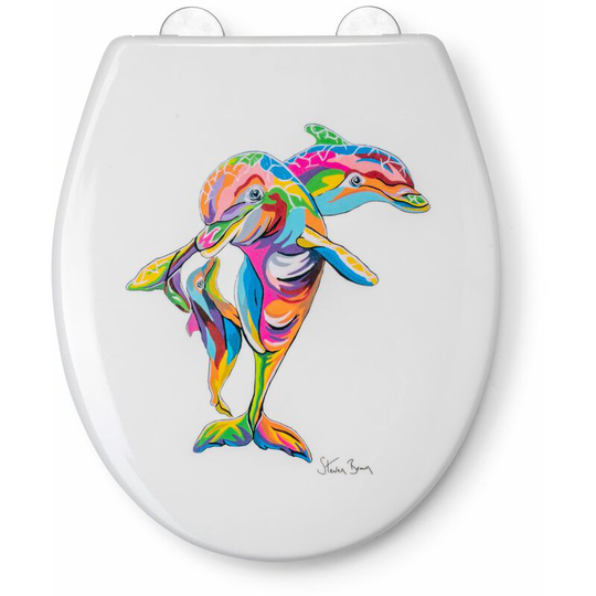Steven Brown Art Hannah McWave Flexi-Fix Seat - Croydex