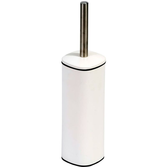 Capri Square Toilet Brush - White - White