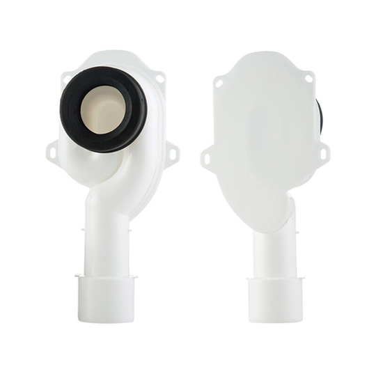 Vertical Suction Siphon for Urinal - Betterlife 50mm - DN40 / 50 - White - Made of pe Plastic - Chemical and Thermal Resistance - Temperature up to