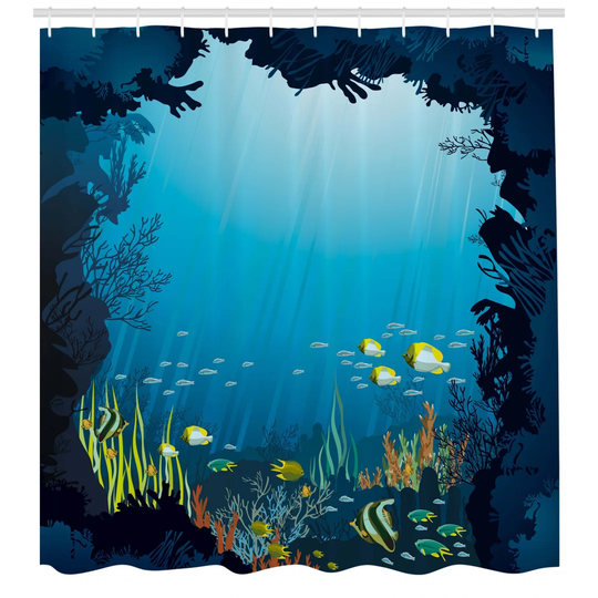 Bernardas Polyester Shower Curtain Set
