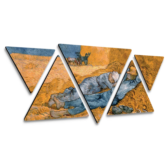 August Grove - 4 Multi Pannello Art Board - Vincent Van Gogh - Le Opere Pi Belle Di Van Gogh- Raccolta 7 - Legno MDF - 29,7X29,7-4 Pz.