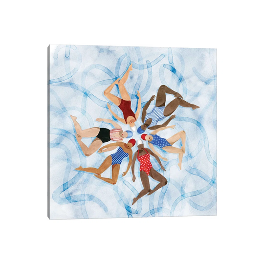 Working Together II by Grace Popp - Wrapped Canvas Painting