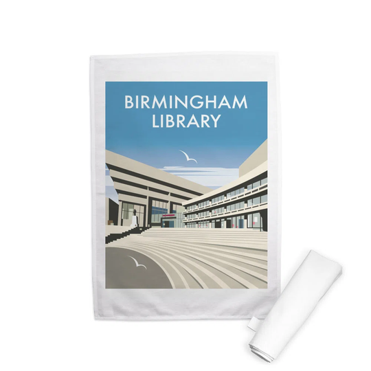 Birmingham Central Library Tea Towel