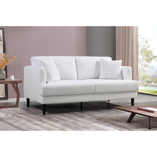 Lait 171Cm Boucle Recessed Arm Sofa