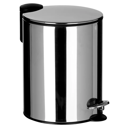 Stainless Steel 5 Litre Step On Rubbish Bin