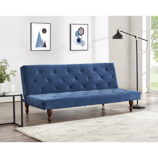 Mehul 181Cm Velvet Armless Sofa Bed